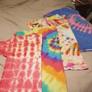 4 Tie Dye tees